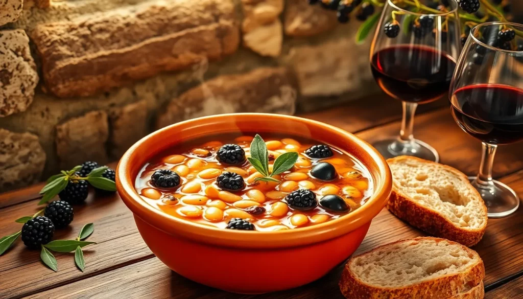 Featured image for More e Fagioli: The Rustic Tuscan Bean and Blackberry Soup — Uncategorized