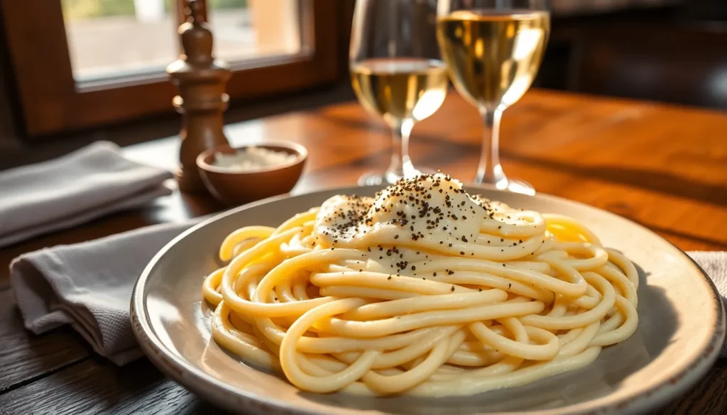 Featured image for Cacio e Pepe: The Quintessential Roman Pasta Dish — Uncategorized